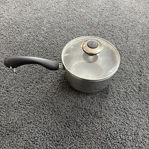 Paula Deen 2 Quart Copper Cooking Conduction Stainless Steel Pot w/Lid